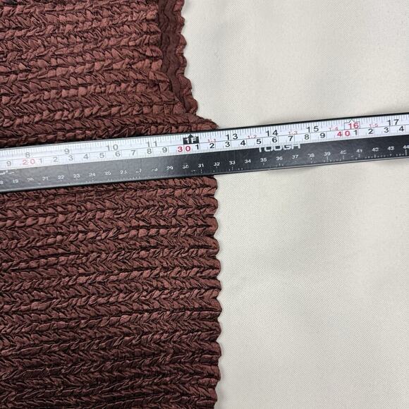 VTG 90s Nicola Smocked Tank Top S Mocha Brown Fitted Y2K Rave Club Clubbing Prep - Picture 9 of 11